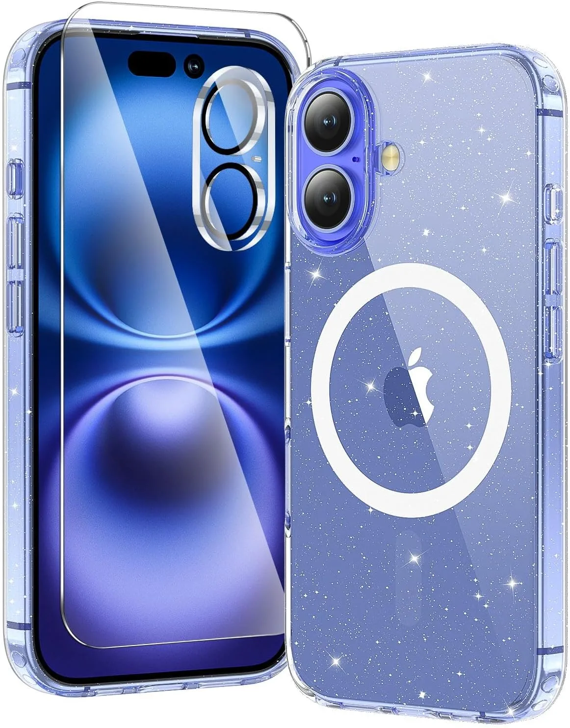 Funda para iPhone 16 Toushion 3 en 1 Transparente con Brillo