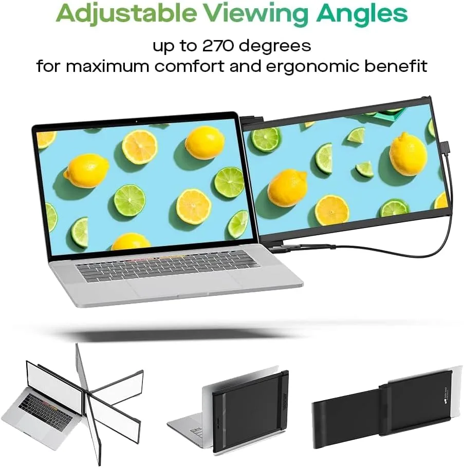 Mobile Pixels New Duex Max DS 14.1'' FHD 1080p Laptop Screen Extender