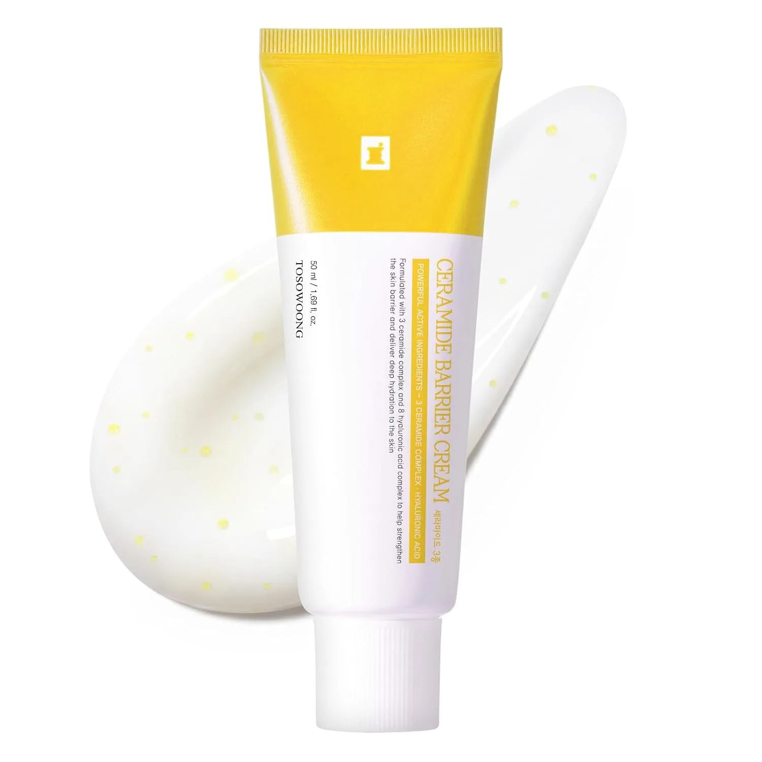 TOSOWOONG Ceramide Barrier Cream for Dry & Sensitive Skin, Hydrating, Dewy