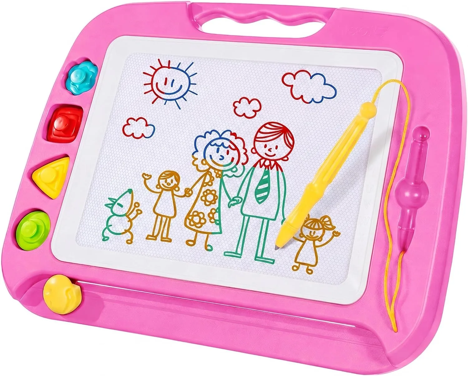 SGILE Magnetic Drawing Board for Kids, Toddler Doodle Toys, Large 12.6 × 8.7"