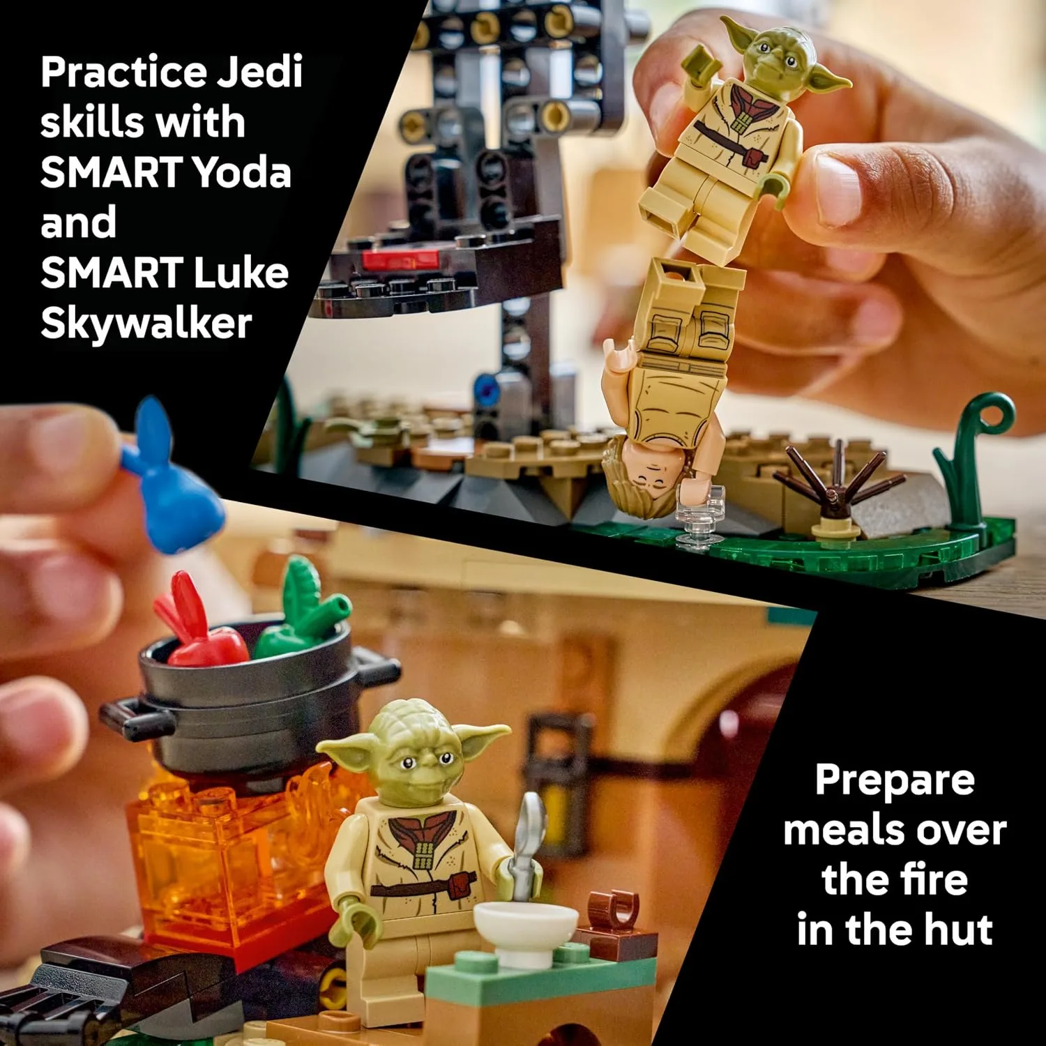 LEGO Star Wars SMART Play: Yoda’s Hut and Jedi Training 75422