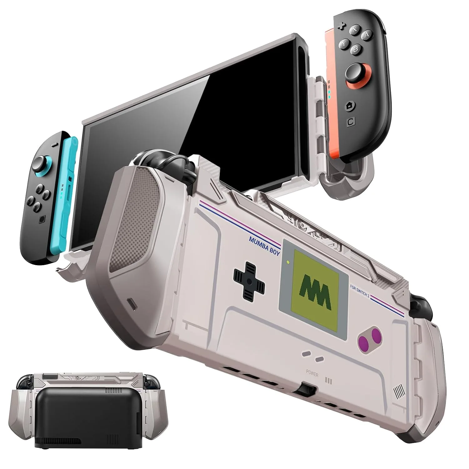 Mumba Dockable Protective Case for Nintendo Switch 2,Blade Series,Gamer
