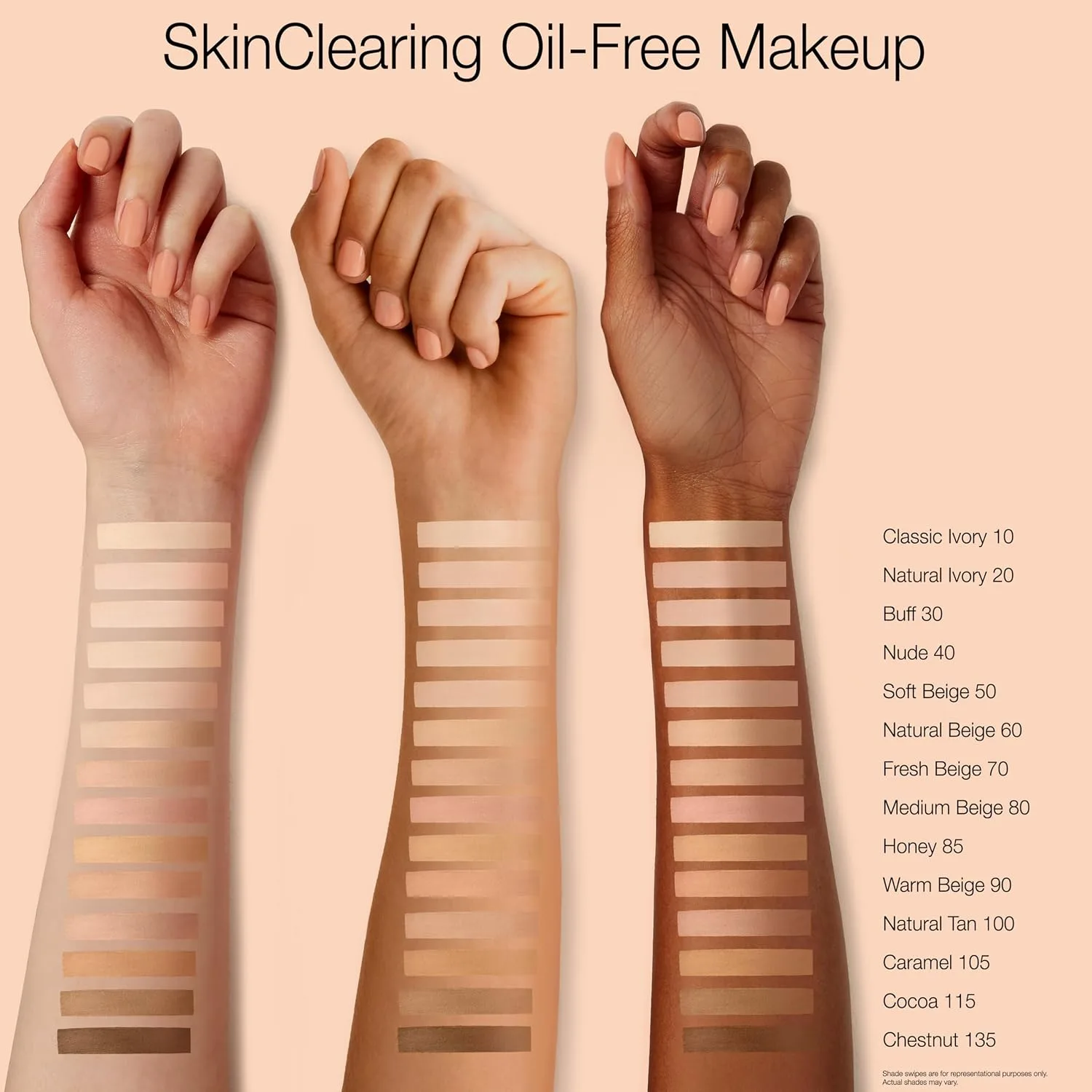 Neutrogena SkinClearing Liquid Foundation, 30 Buff, 1 fl oz