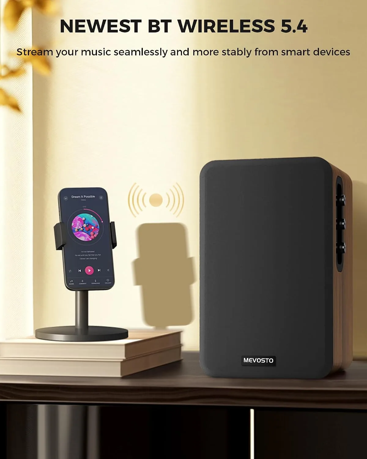 5-Inch Powered Bookshelf Speakers: PC Speakers for Record Player