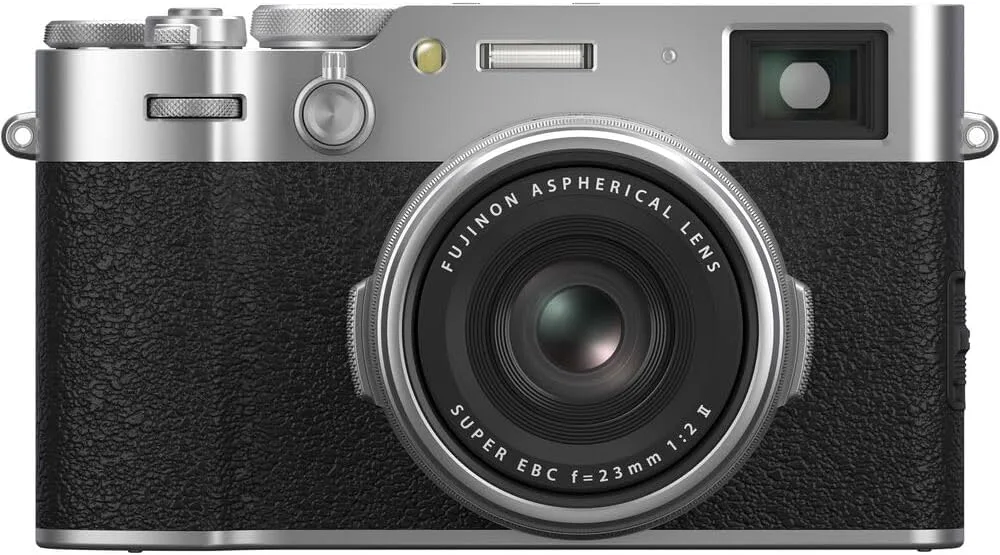 FUJIFILM X100VI Point & Shoot Camera (Silver) & Case (16821822) Bundle
