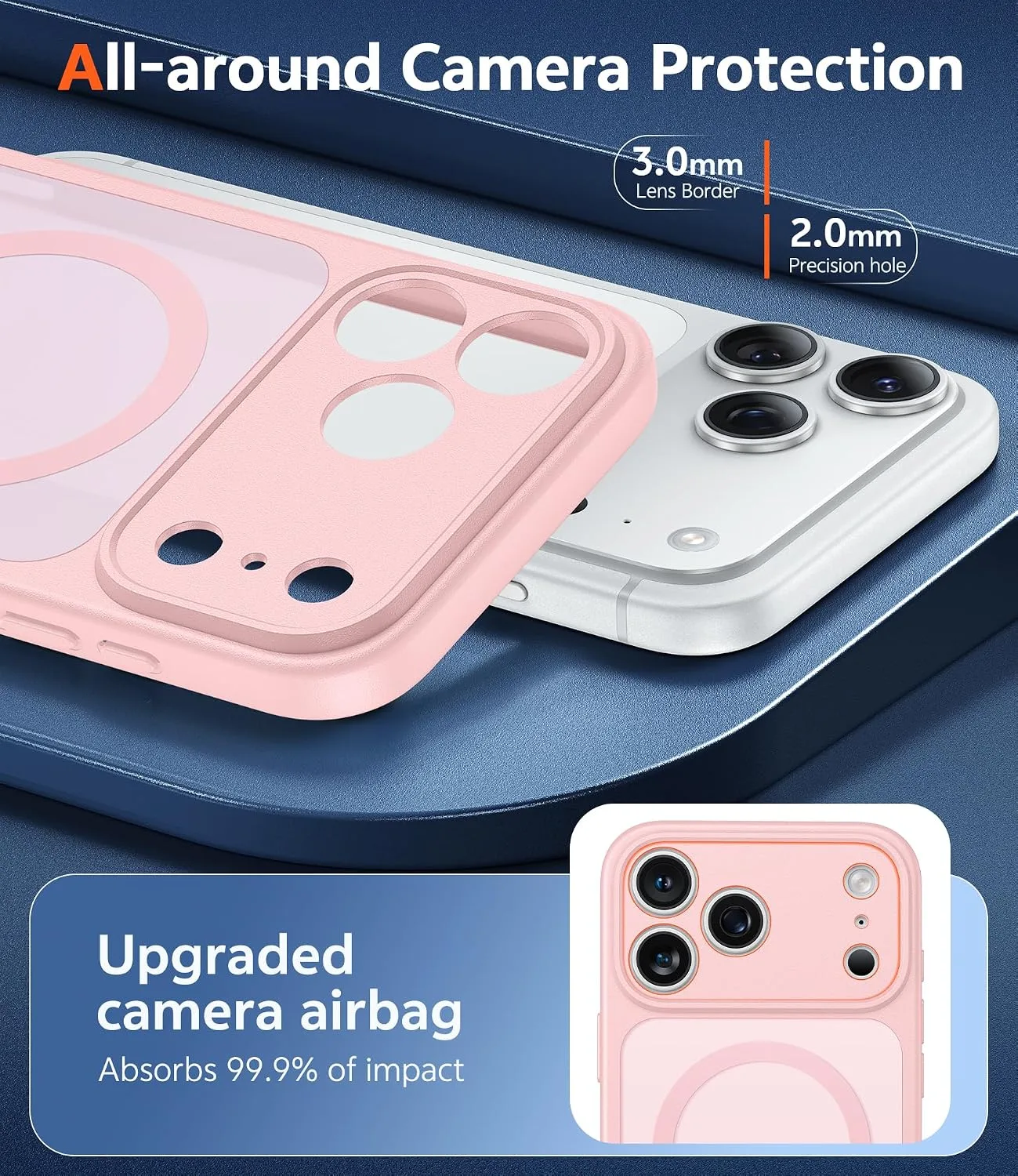 FNTCASE for iPhone 18 Pro Max Case / 17 Pro Max Matte Case Fit for Magsafe