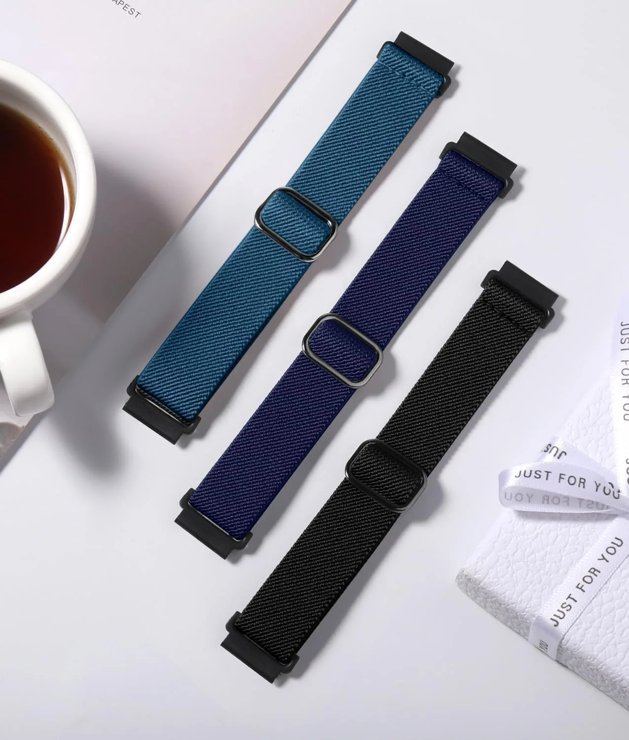 Lerobo Elastic Bands Compatible with Samsung Galaxy Watch 7/6/5/4 40mm 44mm/Watch 6 Classic 43mm 47mm/Watch 5 Pro 45mm/Watch 4 Classic/Active 2/FE,20mm Soft Breathable Sport Band for Galaxy Watch 4