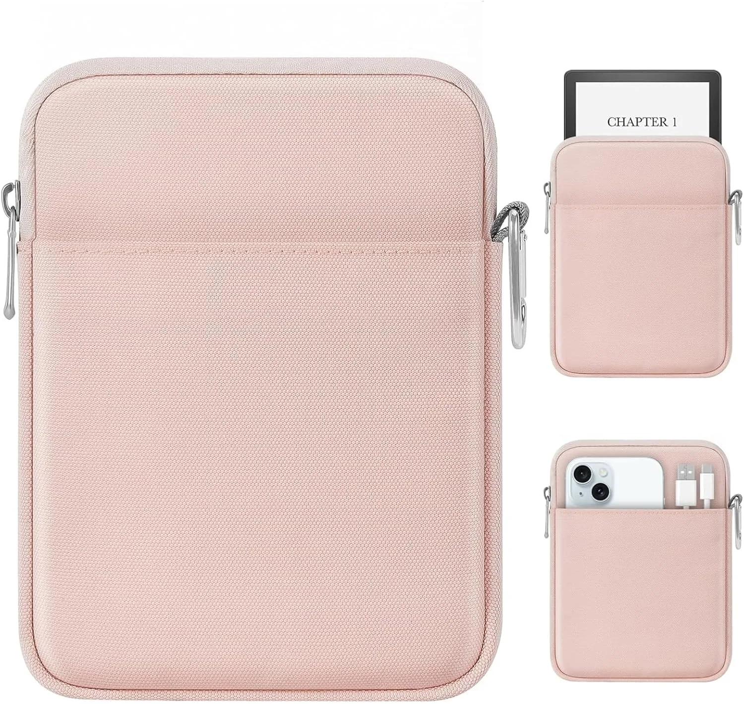 Funda acolchonada para eReader MoKo Colorsoft Signature Edition 7" Rosa