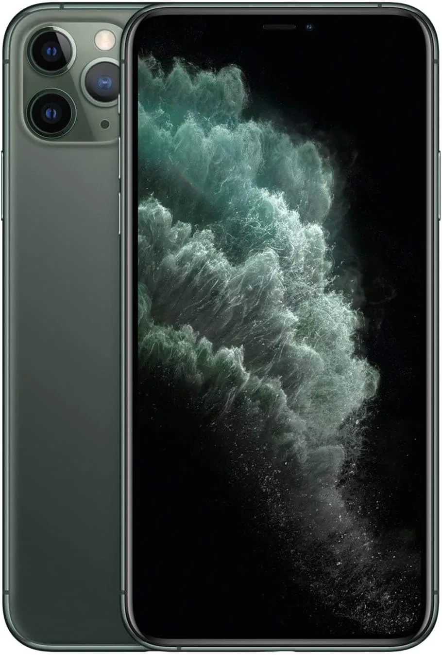 Apple iPhone 11 Pro Max, US Version, 64GB, Midnight Green - Verizon (Renewed)