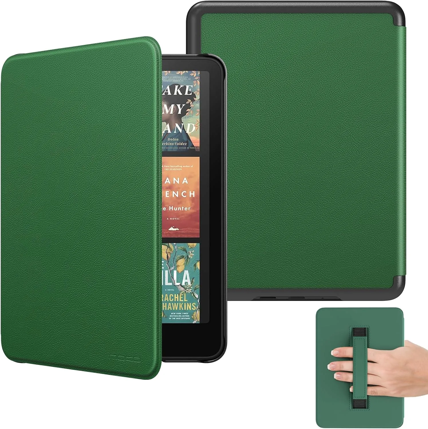 MoKo Case for 7" Kindle Paperwhite 12th Gen 2024, Lotus Leaf Green