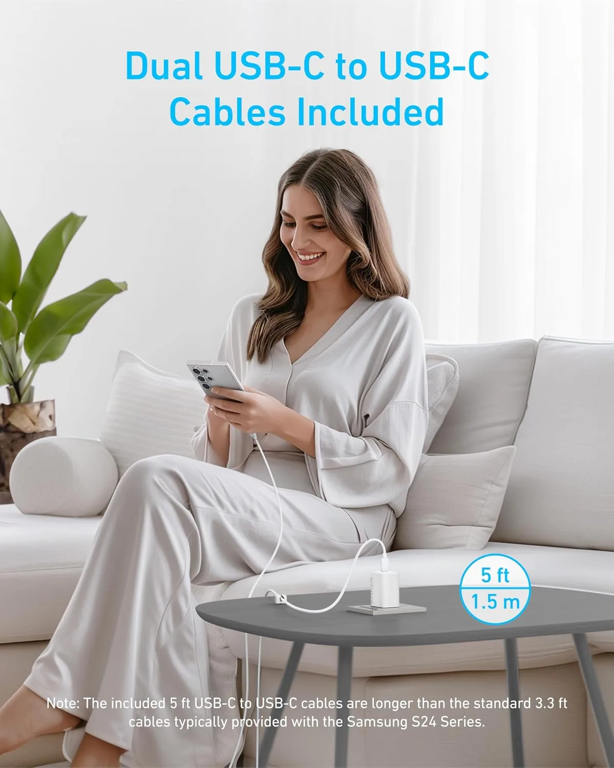 Anker 45W USB C Charger Block, 2-Pack Type C Charger Fast Charging