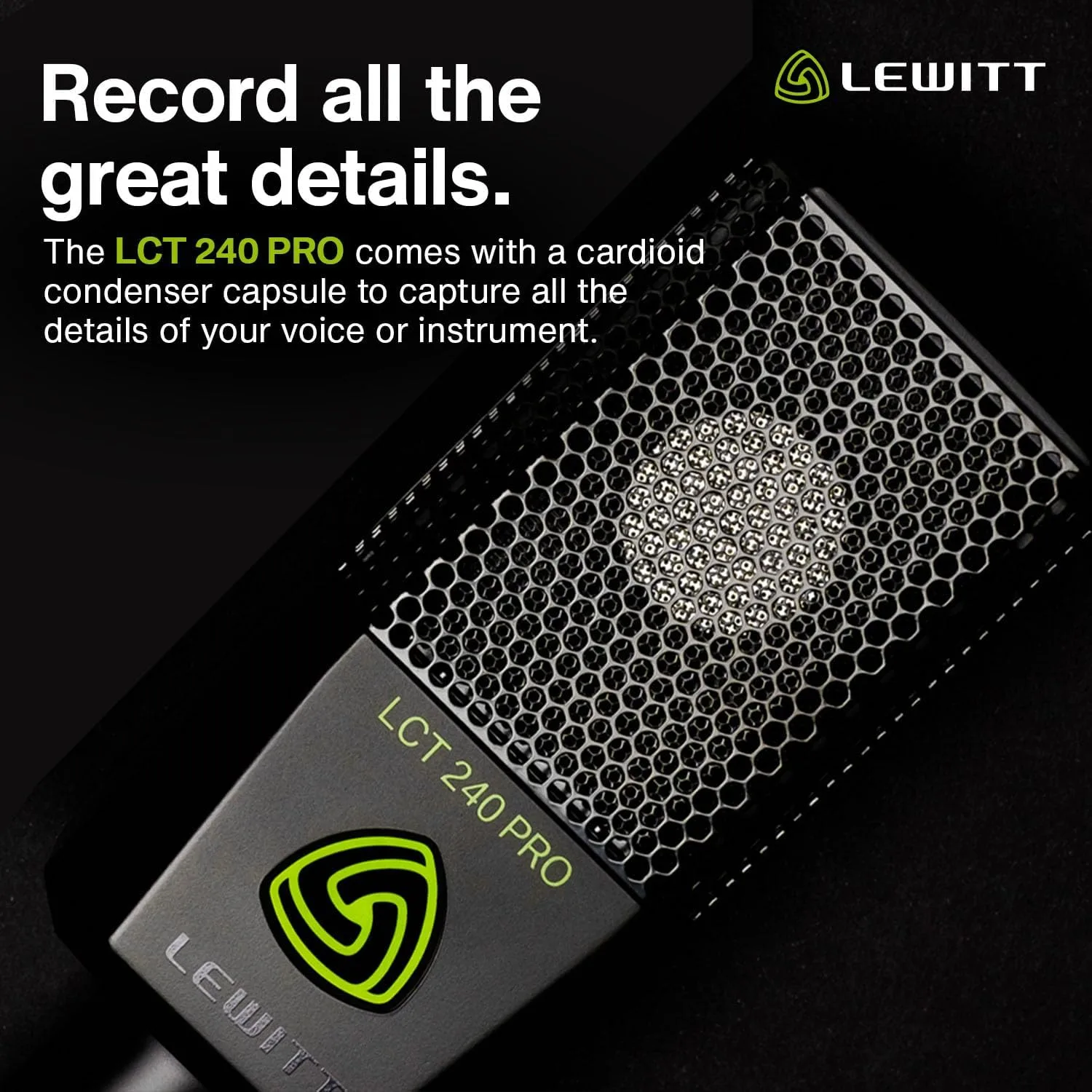 LEWITT LCT 240 Pro Large Diaphragm Condenser Mic