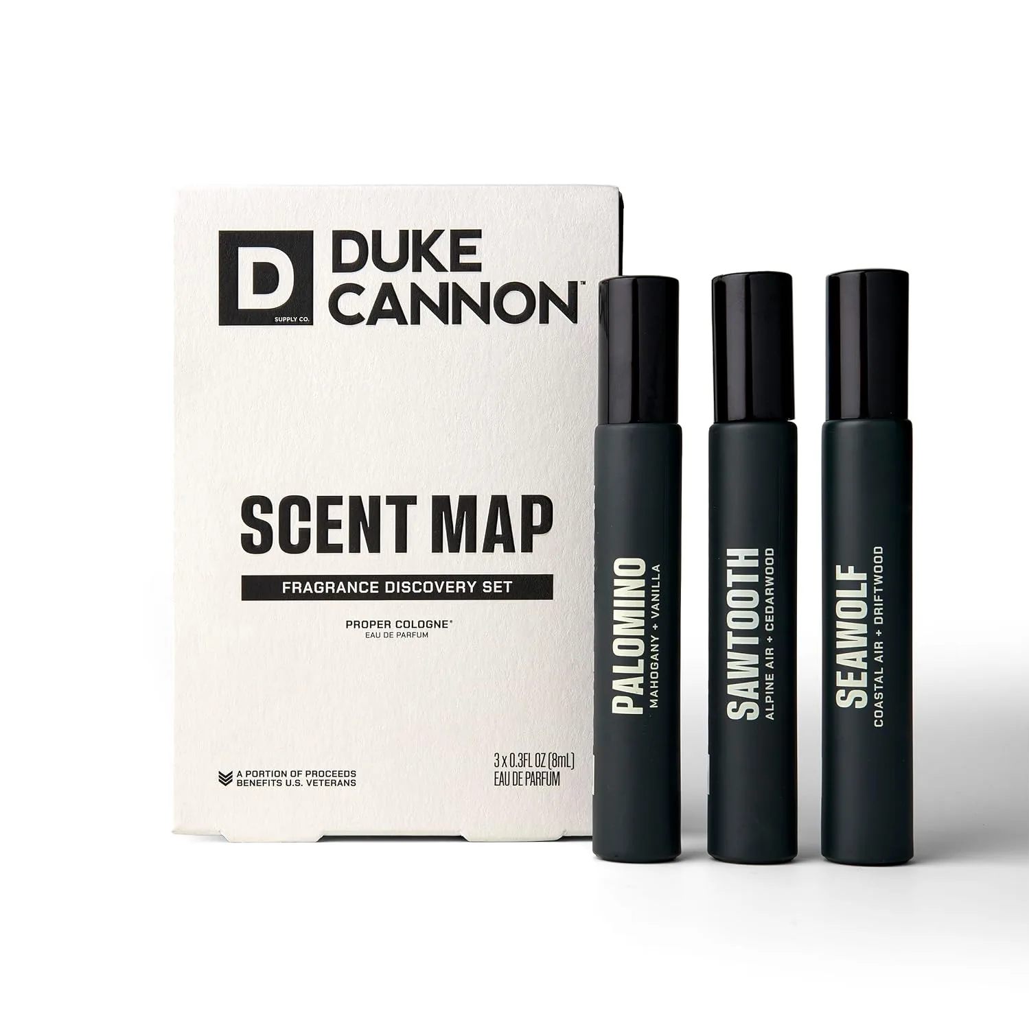 Duke Cannon Proper Cologne Discovery Set - (3 Pack) 0.3 fl oz