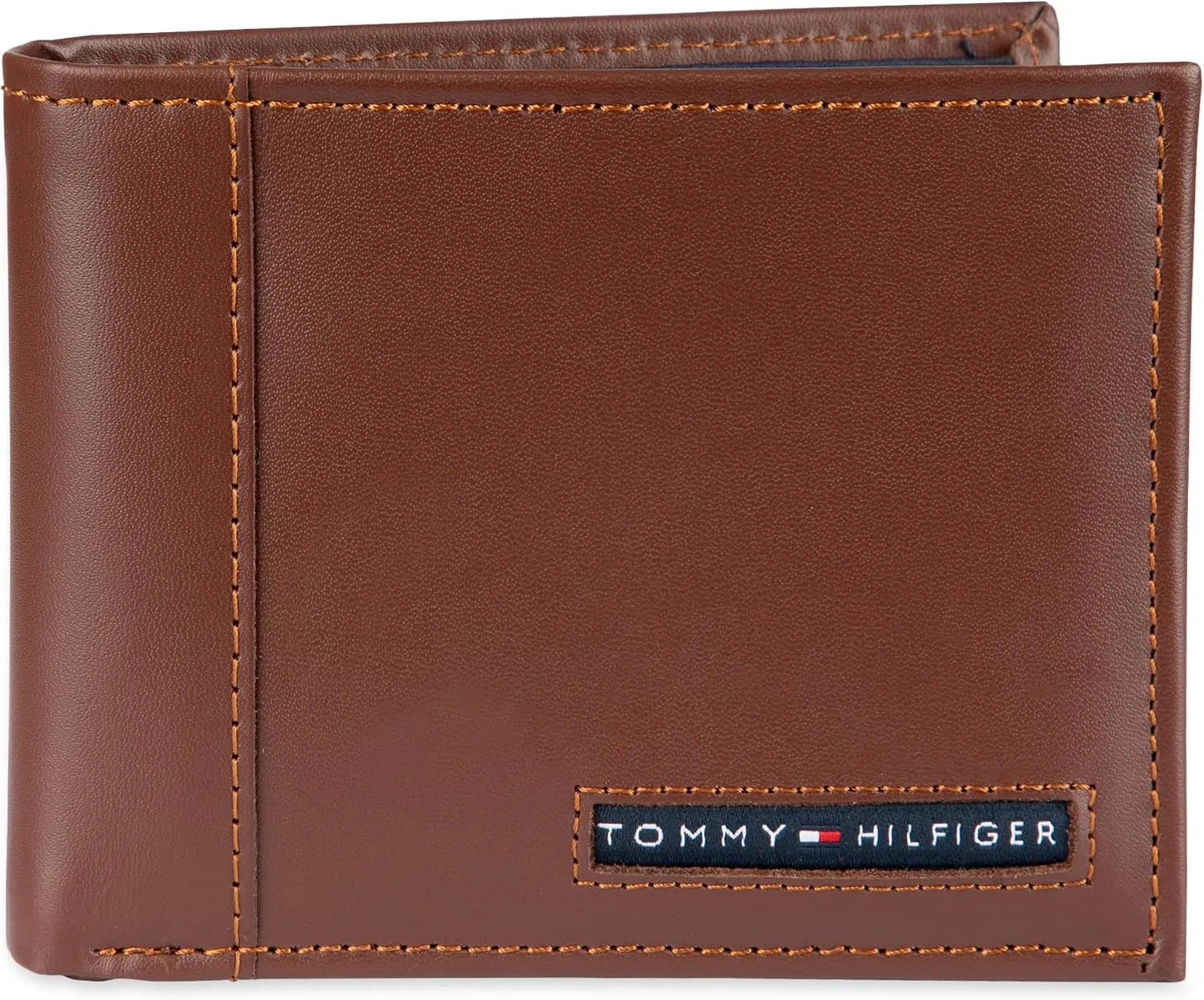 Tommy Hilfiger Men's Leather Orson RFID Bifold Wallet with Removable Passcase