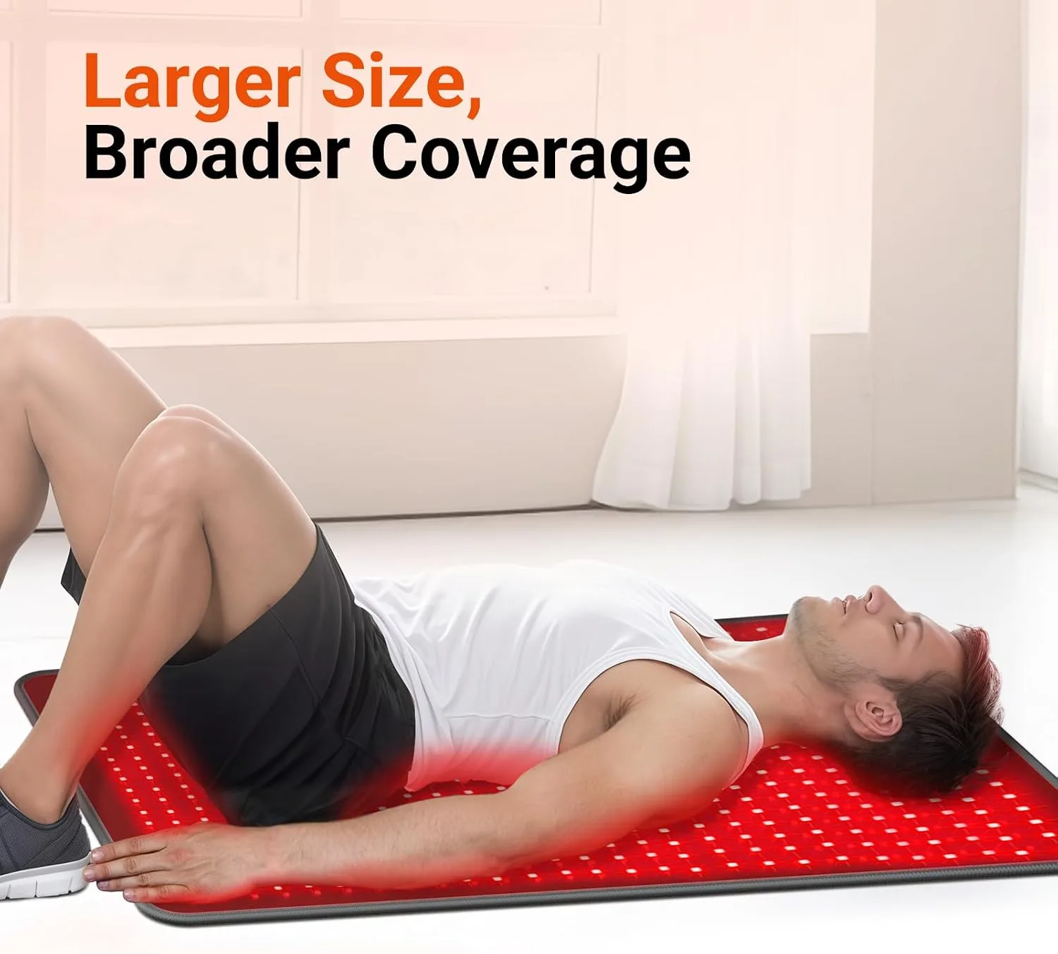 Comfytemp Red Light Therapy Pad for Body, 41.5'' x 26'', 660nm & 850nm