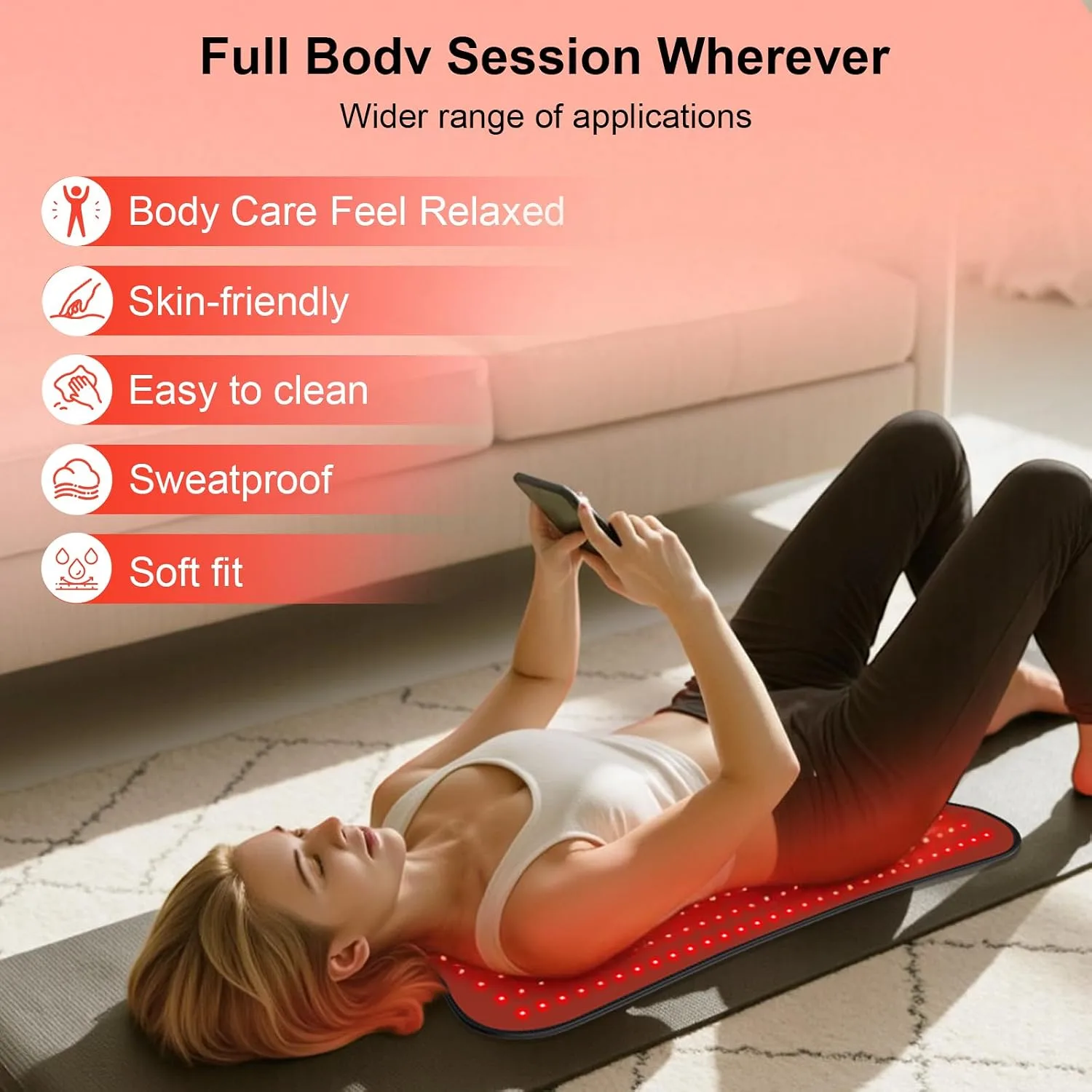 Red Light Therapy for Body 31.1" x 14.2" Red Light Therapy 240 LEDs W240