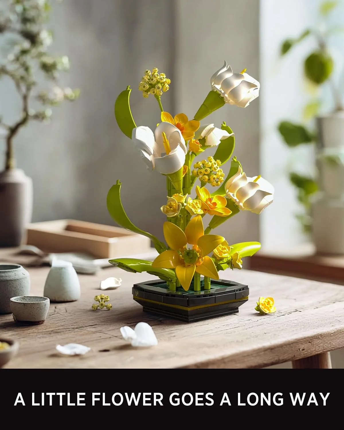 Nifeliz Calla Lily Flower Building Set, Bloom Up Series, NF10396