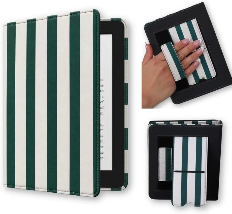 Lash Next Door Promenade Kindle 12th Gen & Colorsoft Case Strap & Stand