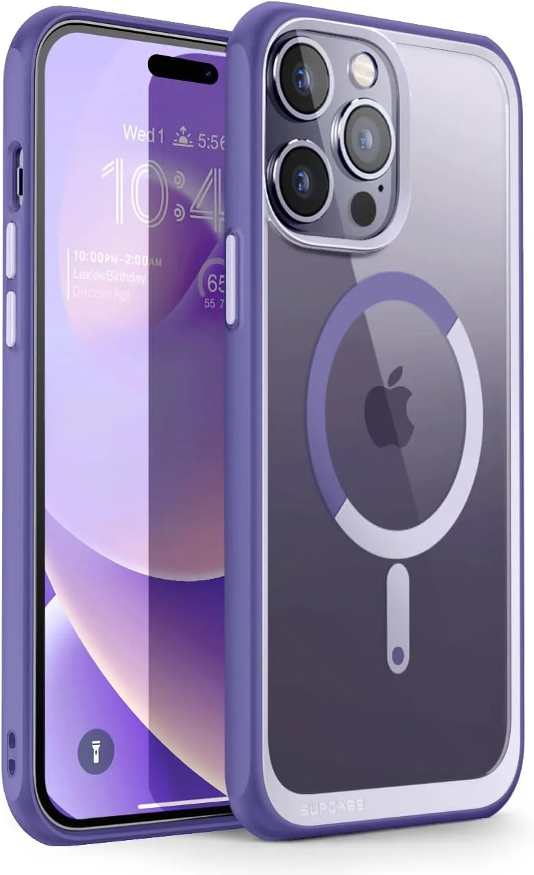 SUPCASE for iPhone 14 Pro Case, Compatible with MagSafe, Mauve
