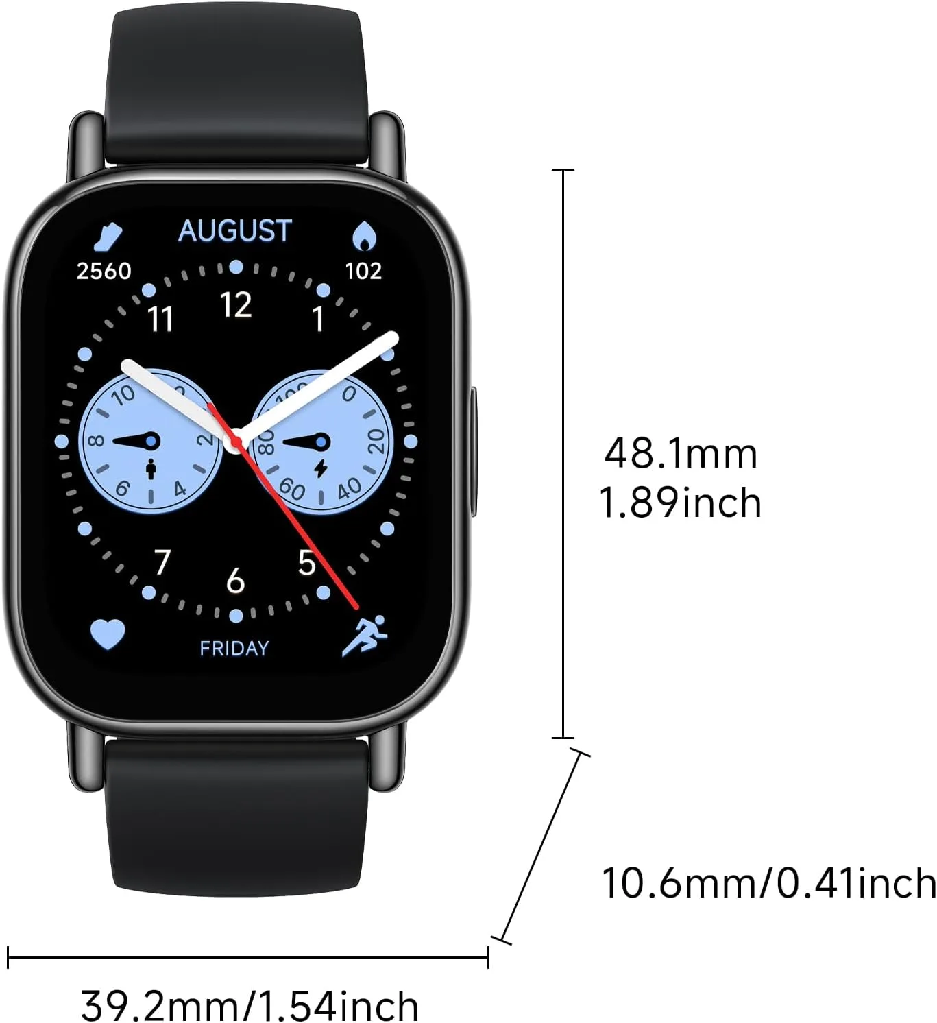 Xiaomi Redmi Watch 5 Lite, 1.96" AMOLED, 18-Day Battery, GPS, BT Calling