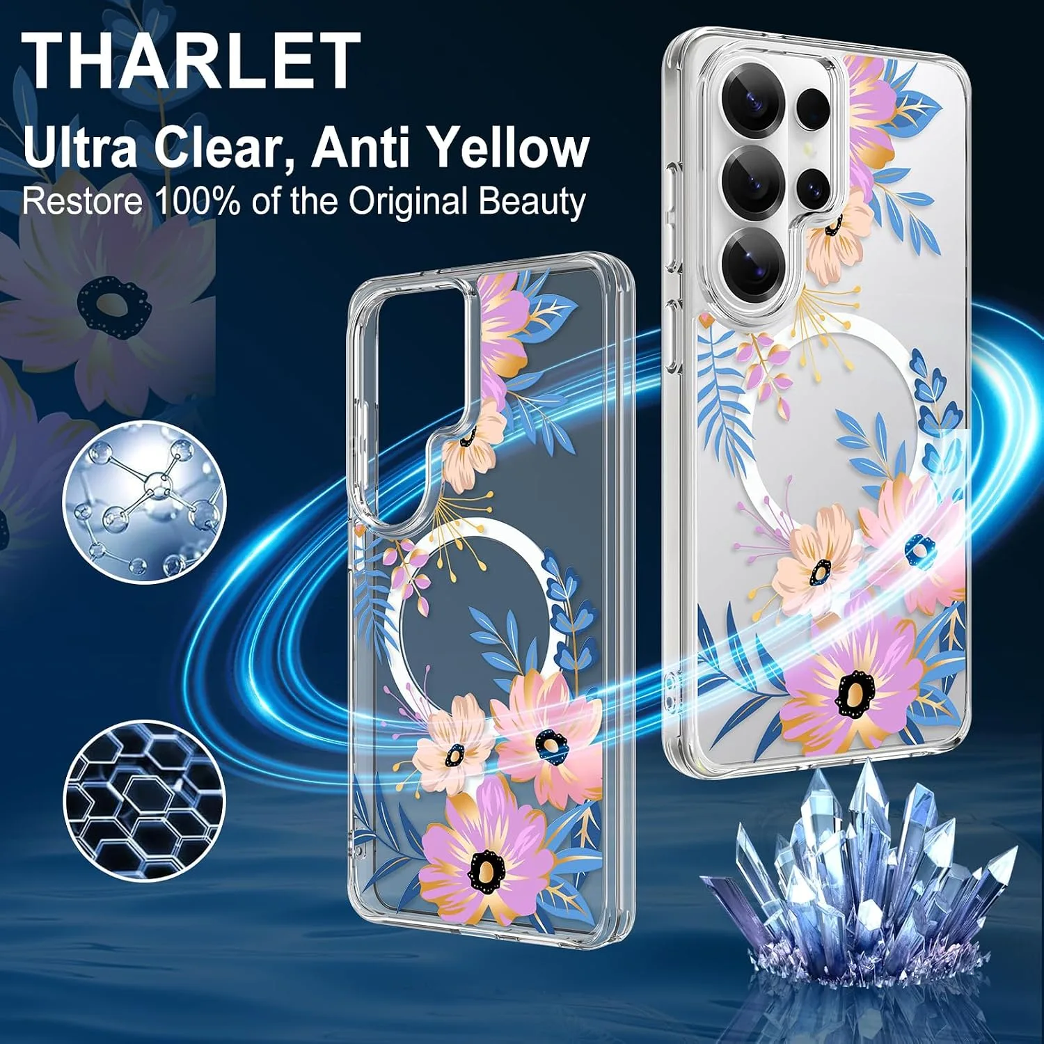 tharlet Magnetic for Samsung Galaxy S26 Ultra Case, Compatible with MagSafe