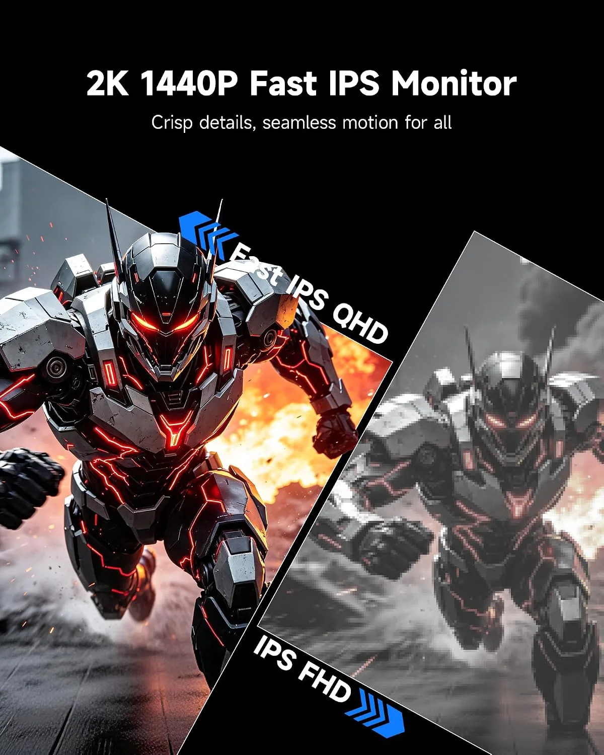 KTC 27 Inch 2K 240Hz Gaming Monitor (OC 275Hz), Fast IPS, 27M1 PRO