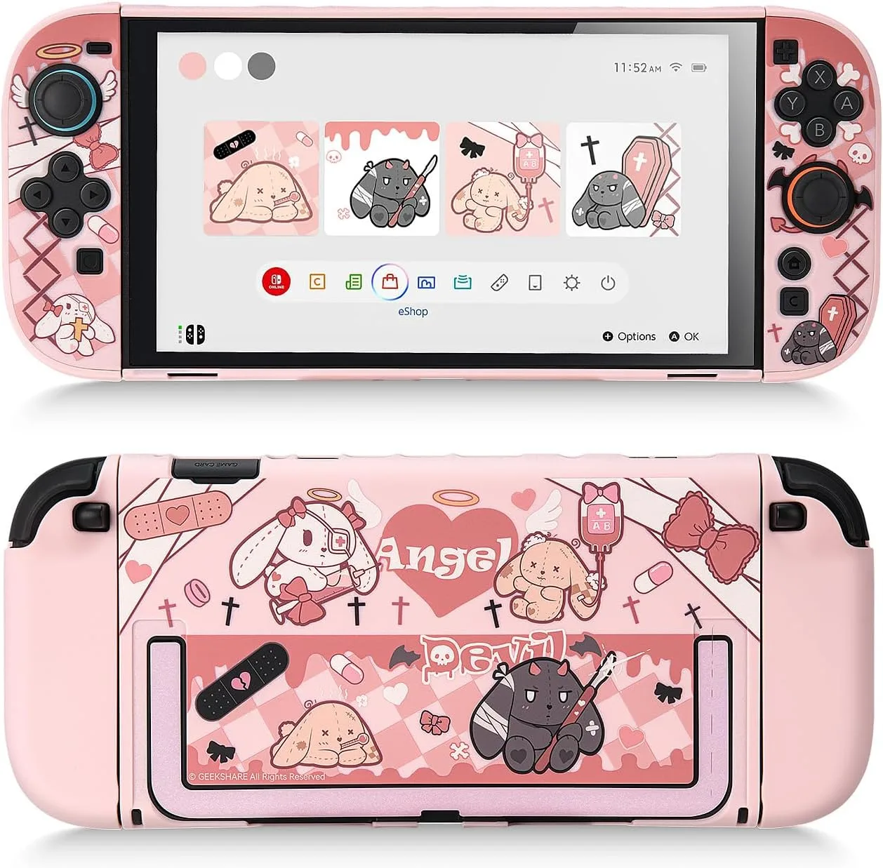 GeekShare Protective Shell Dockable Hard Case Compatible with Switch 2
