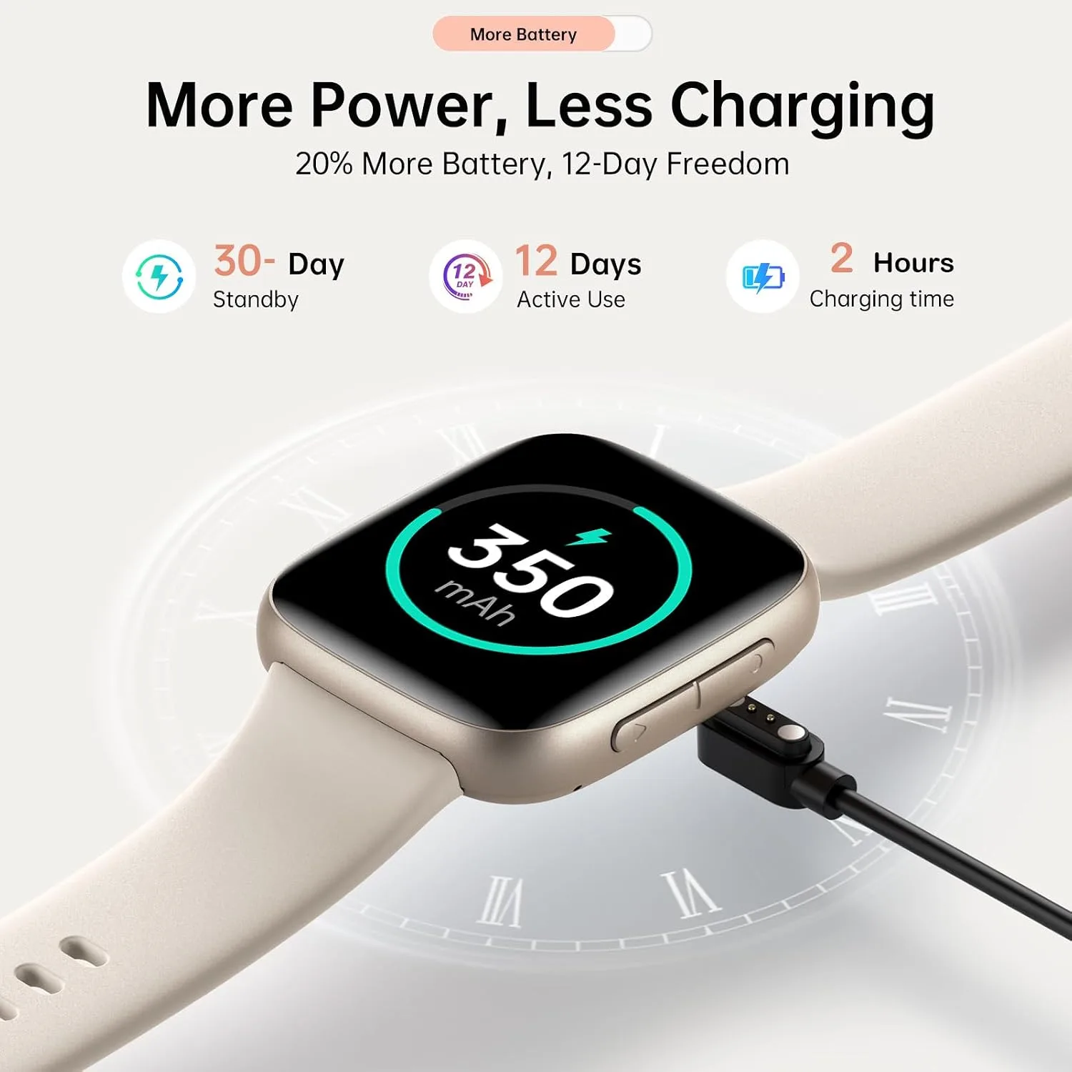 Smart Watches for Women Men, 1.8" HD AMOLED Smart Watch for Android iPhone, 3ATM Waterproof, Bluetooth Calls/Messages, Heart Rate Monitor, Sleep Tracker, 120+ Sports Modes Fitness Watch, 2 Bands