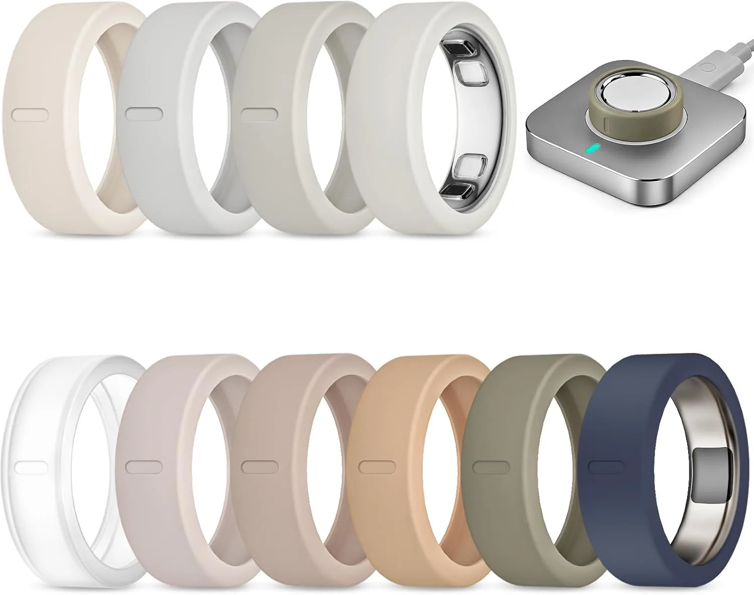 Protector para anillo Bandrain compatible con Oura Ring 5 pack 10 unidades