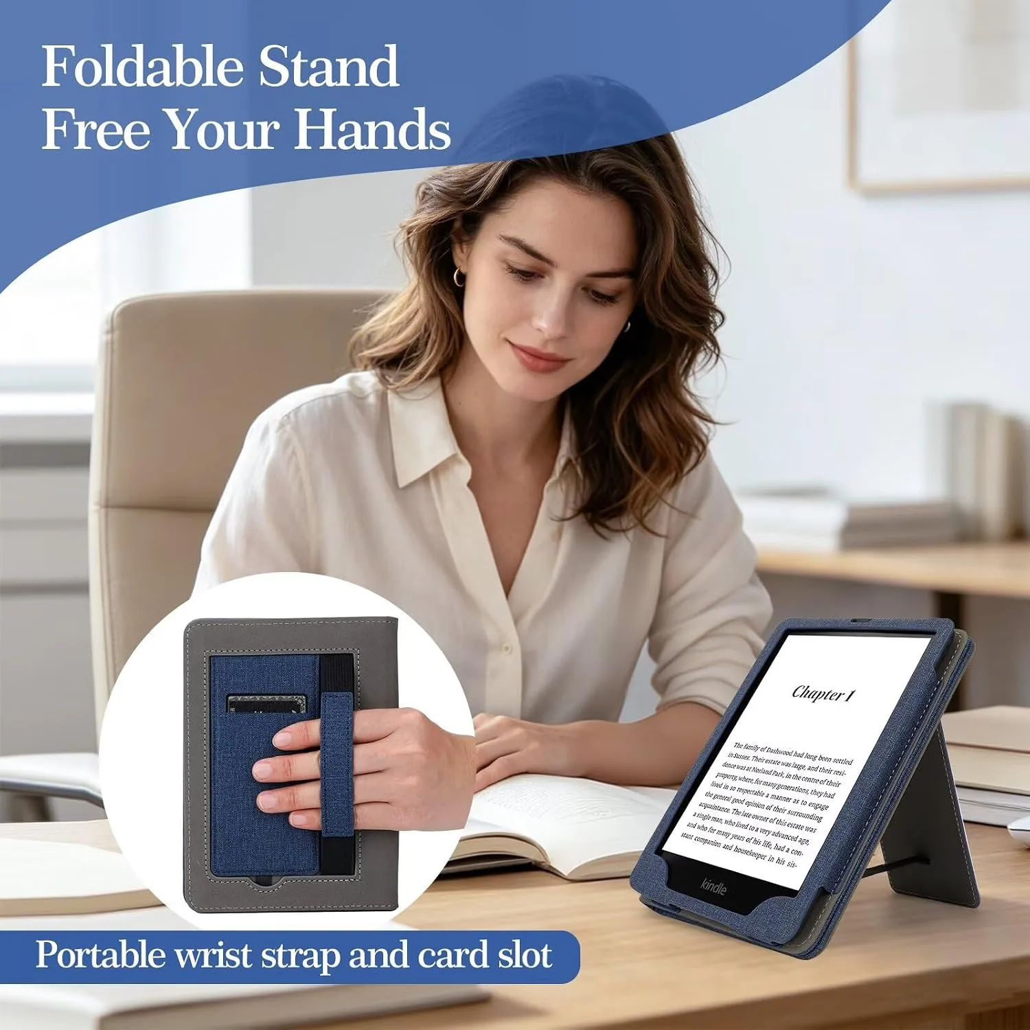 Case for 7"/6.8" Kindle Paperwhite 12/11th Generation 2024 2021