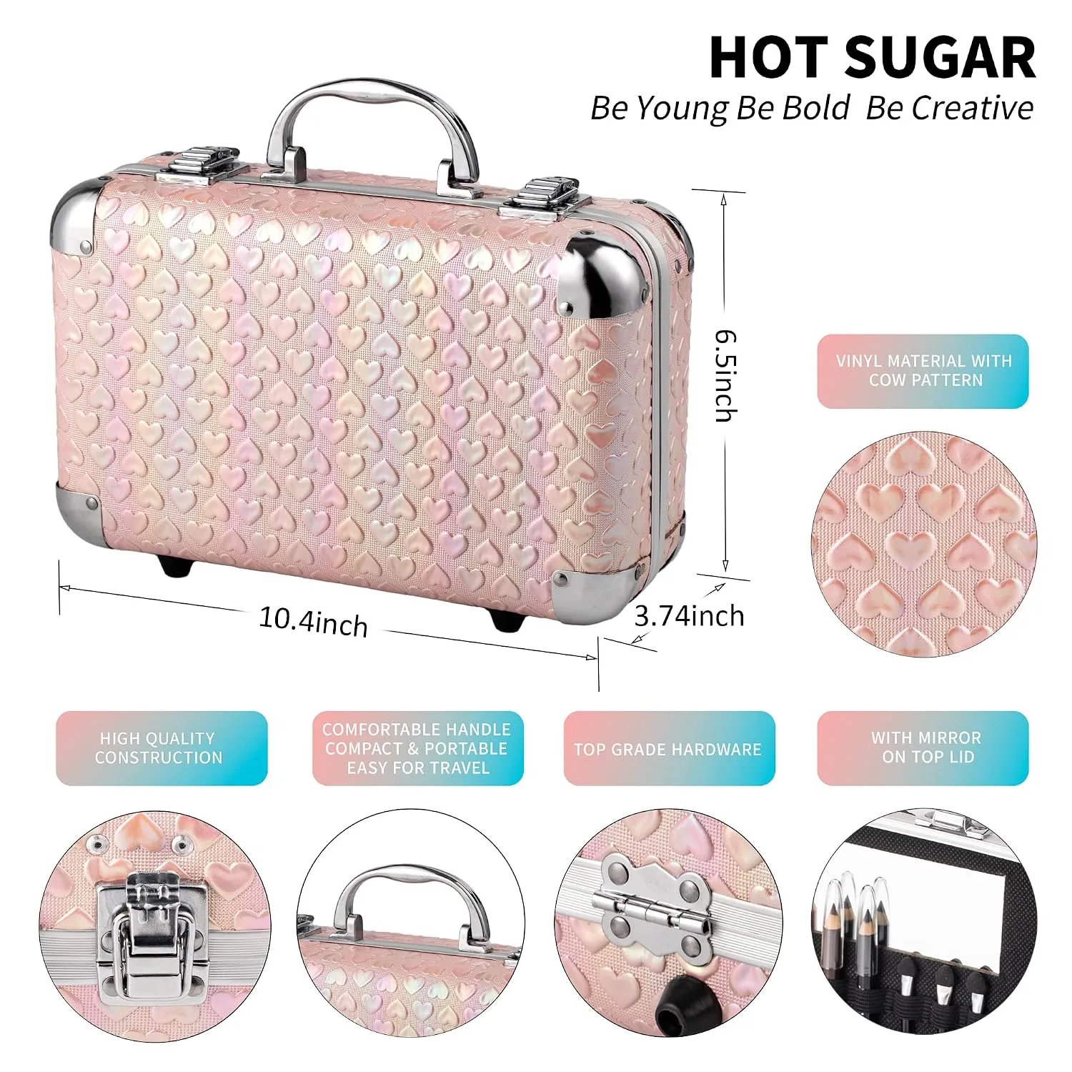 Hot Sugar All In One Makeup Set for Teenager Girls, Pink Heart