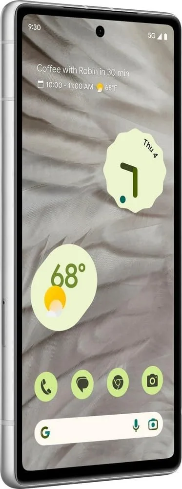 Google Pixel 7a, 128GB, Snow - Unlocked (Renewed)
