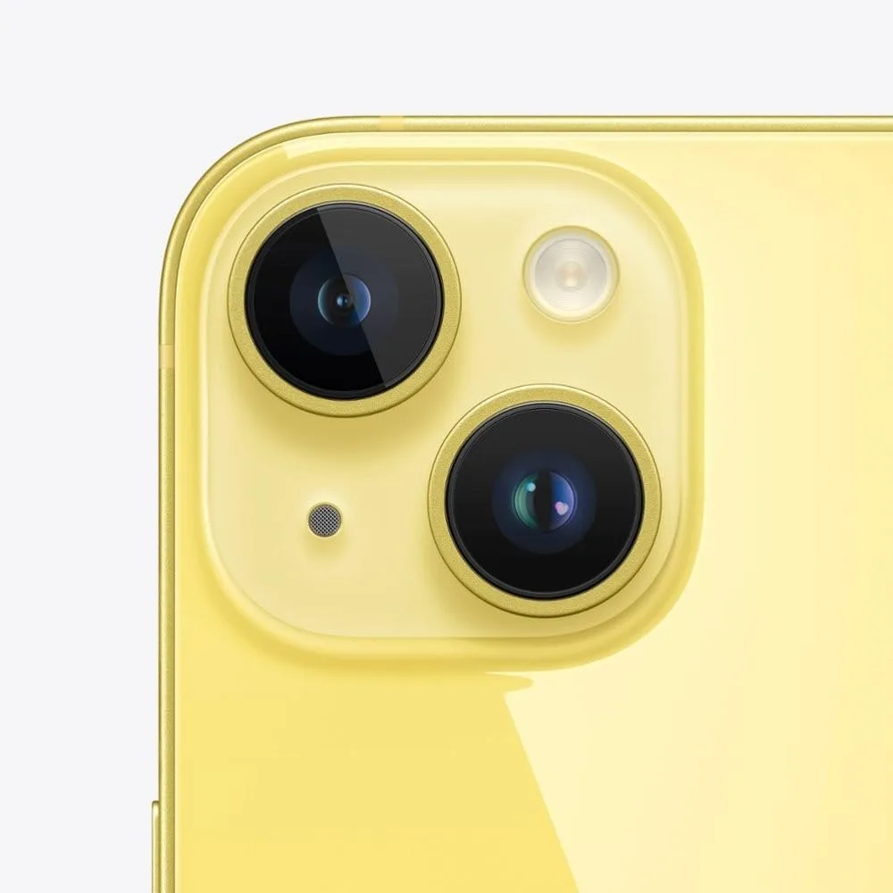 Apple iPhone 14, 128GB, Yellow - Unlocked (Renewed)