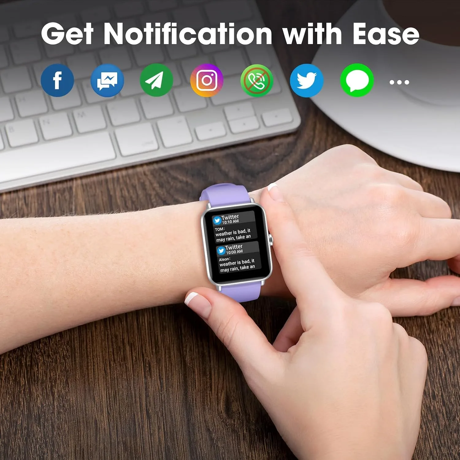 Smart Watch Fitness Tracker No APP No Phone Needed, Step Counter Watch