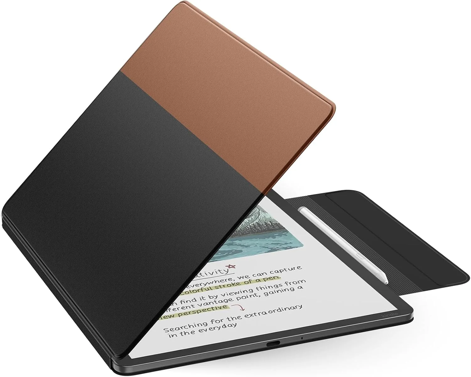 MoKo Magnetic Case for 11" Kindle Scribe 3rd & Colorsoft 1st, Dual Color