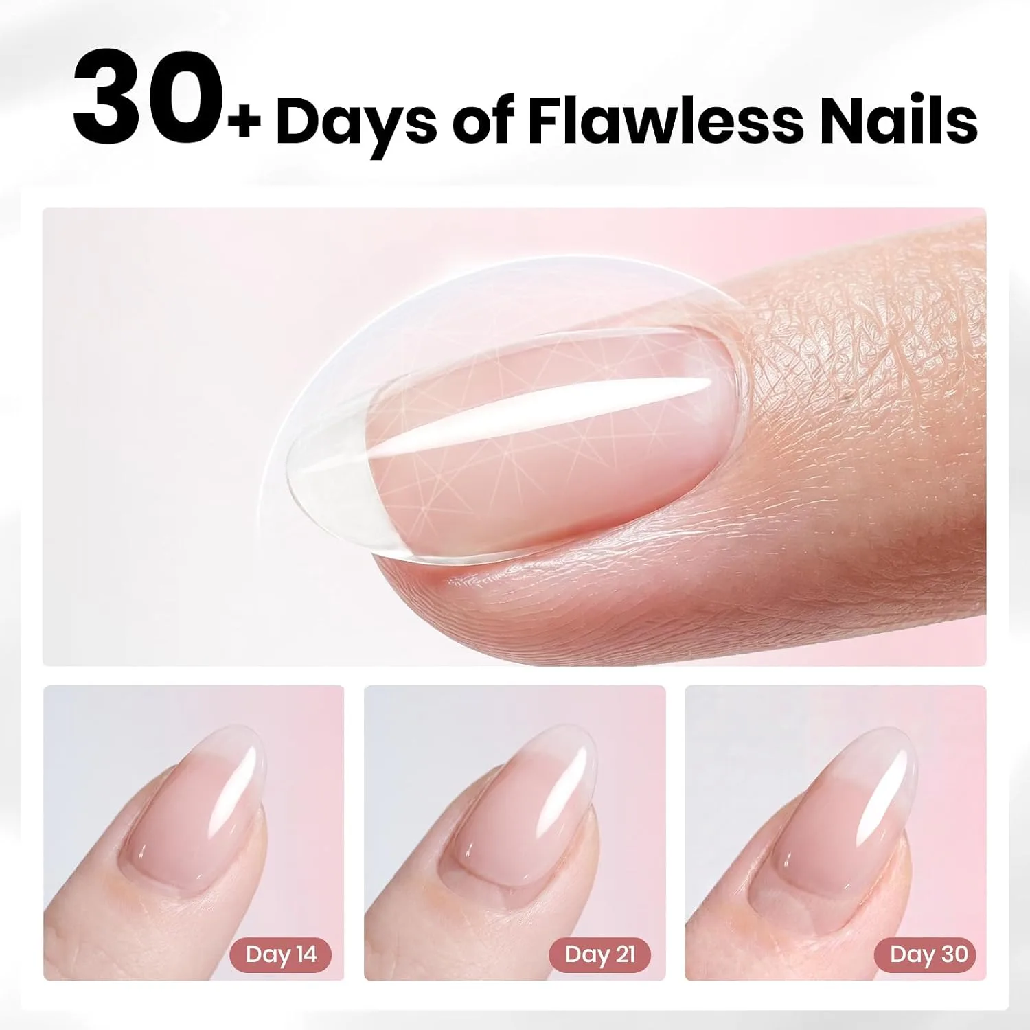 Beetles Builder Gel for Nails Clear, 15ml HEMA & TPO-Free Gel Builder