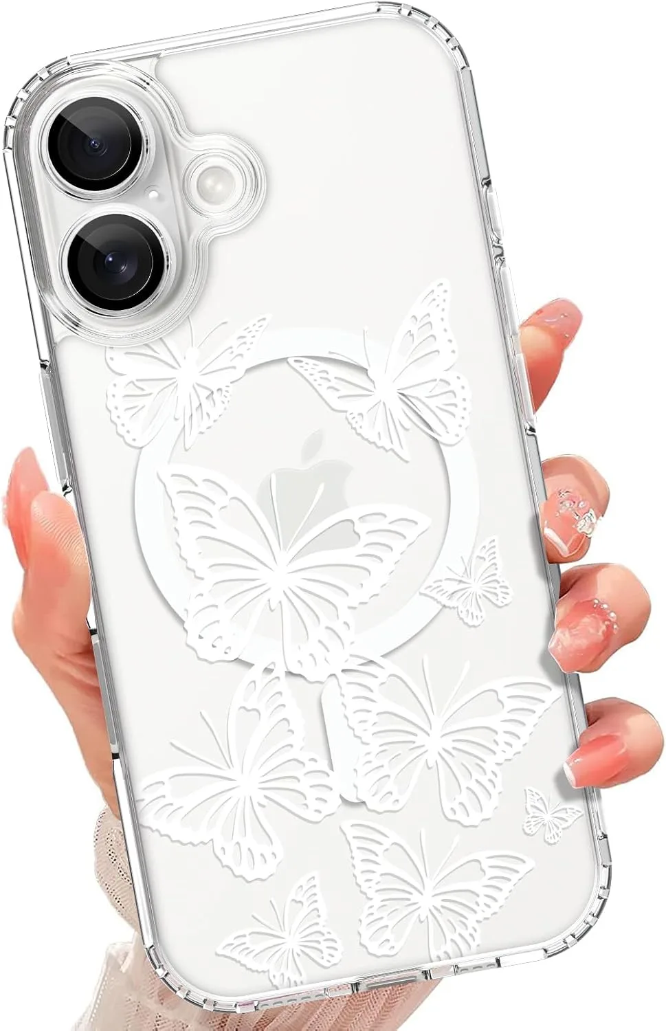 tharlet Magnetic for iPhone 17 Case, Compatible with MagSafe Butterfly