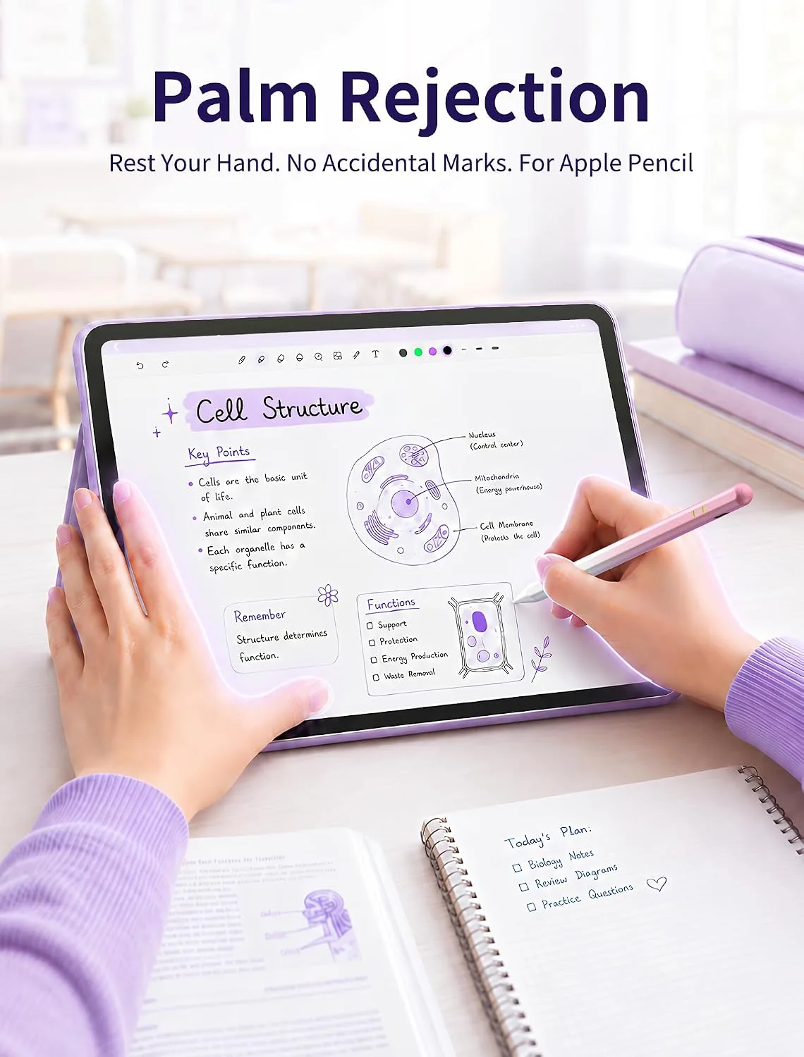 Stylus Pen for iPad 2018-2026,Alternative to Apple Pencil Pro 2nd 1st USB C
