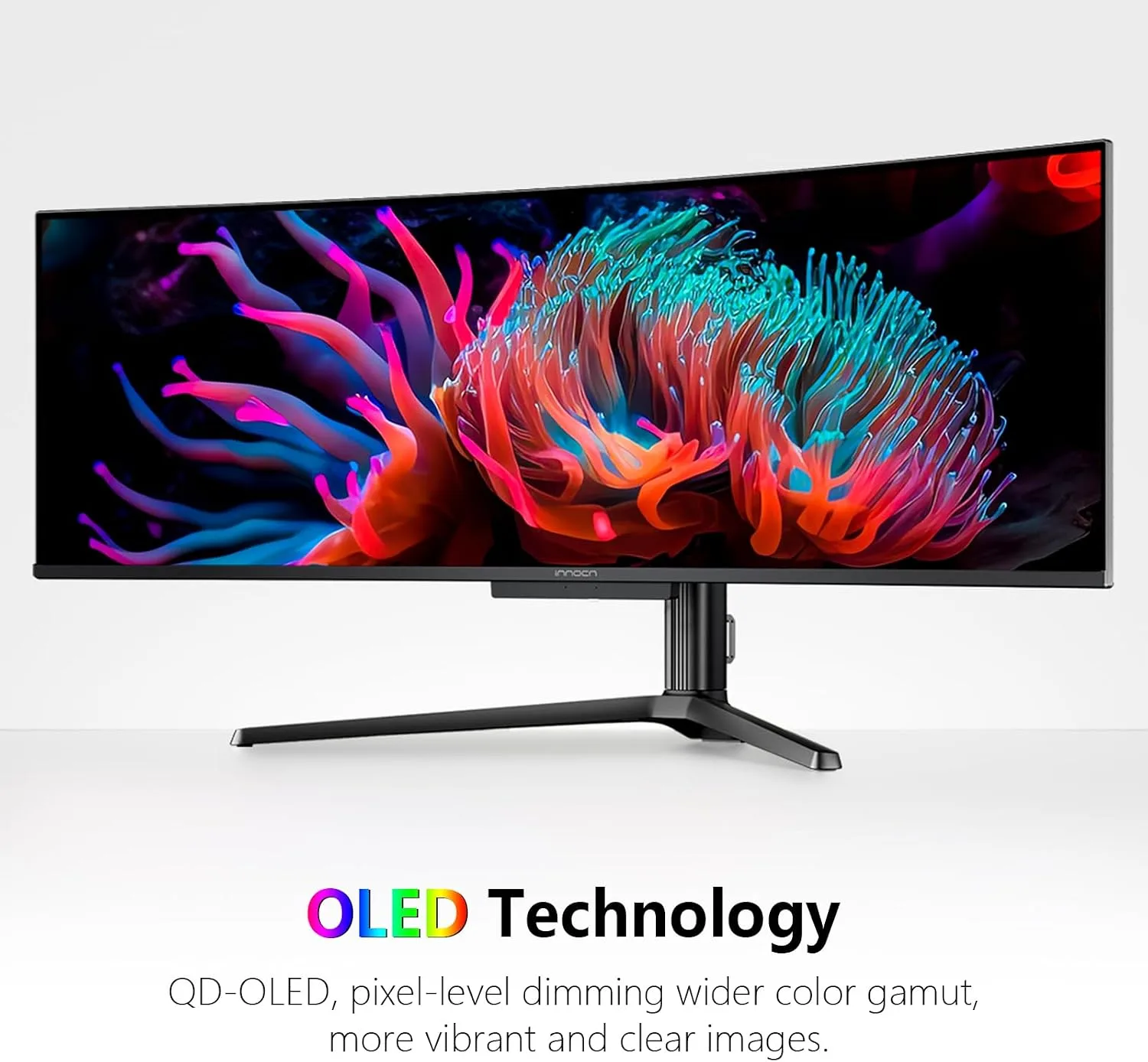 INNOCN 49" QD-OLED 5K2K 5120 x 1440P 144Hz Ultrawide Curved Monitor - 49Q1R