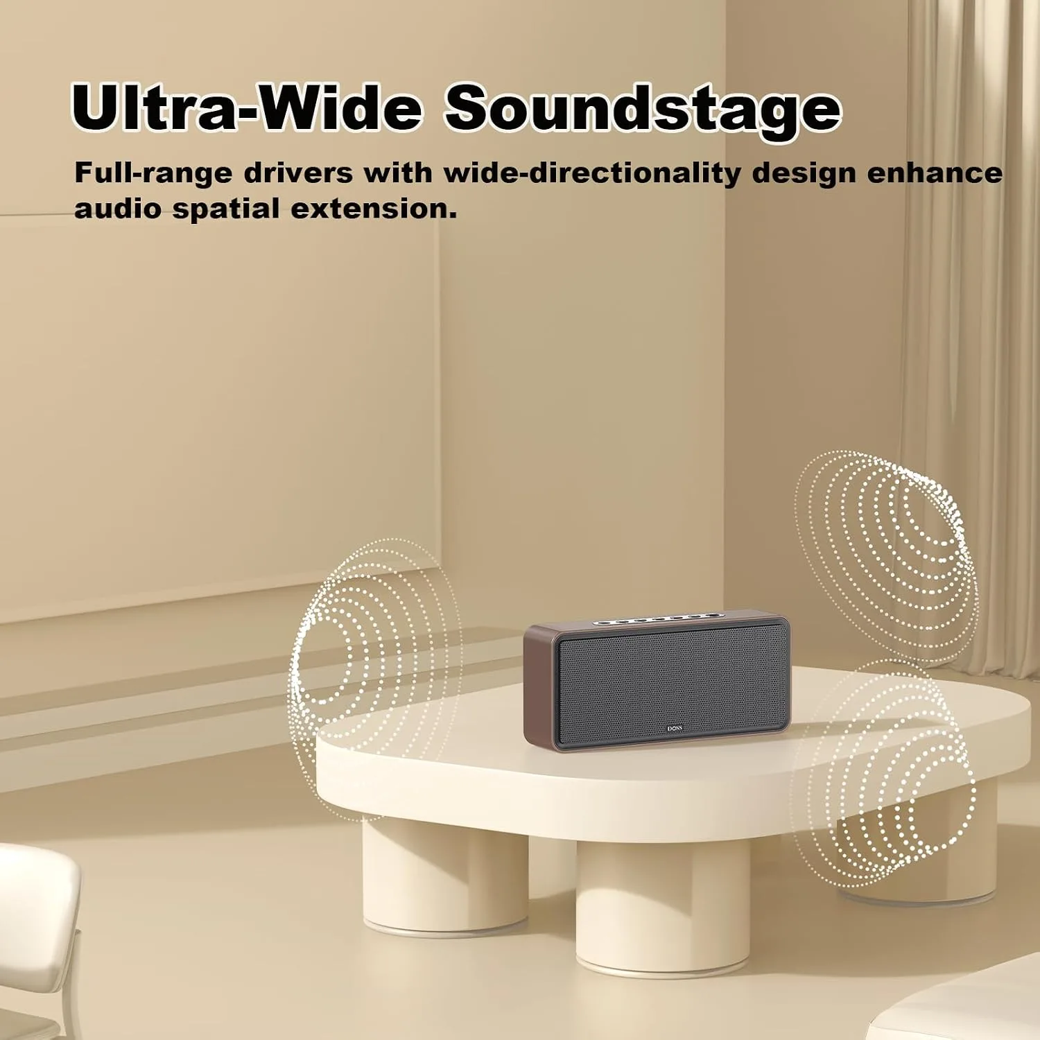 DOSS SoundBox XL 32W Bluetooth Speaker for House 2.1 Channel with Subwoofer