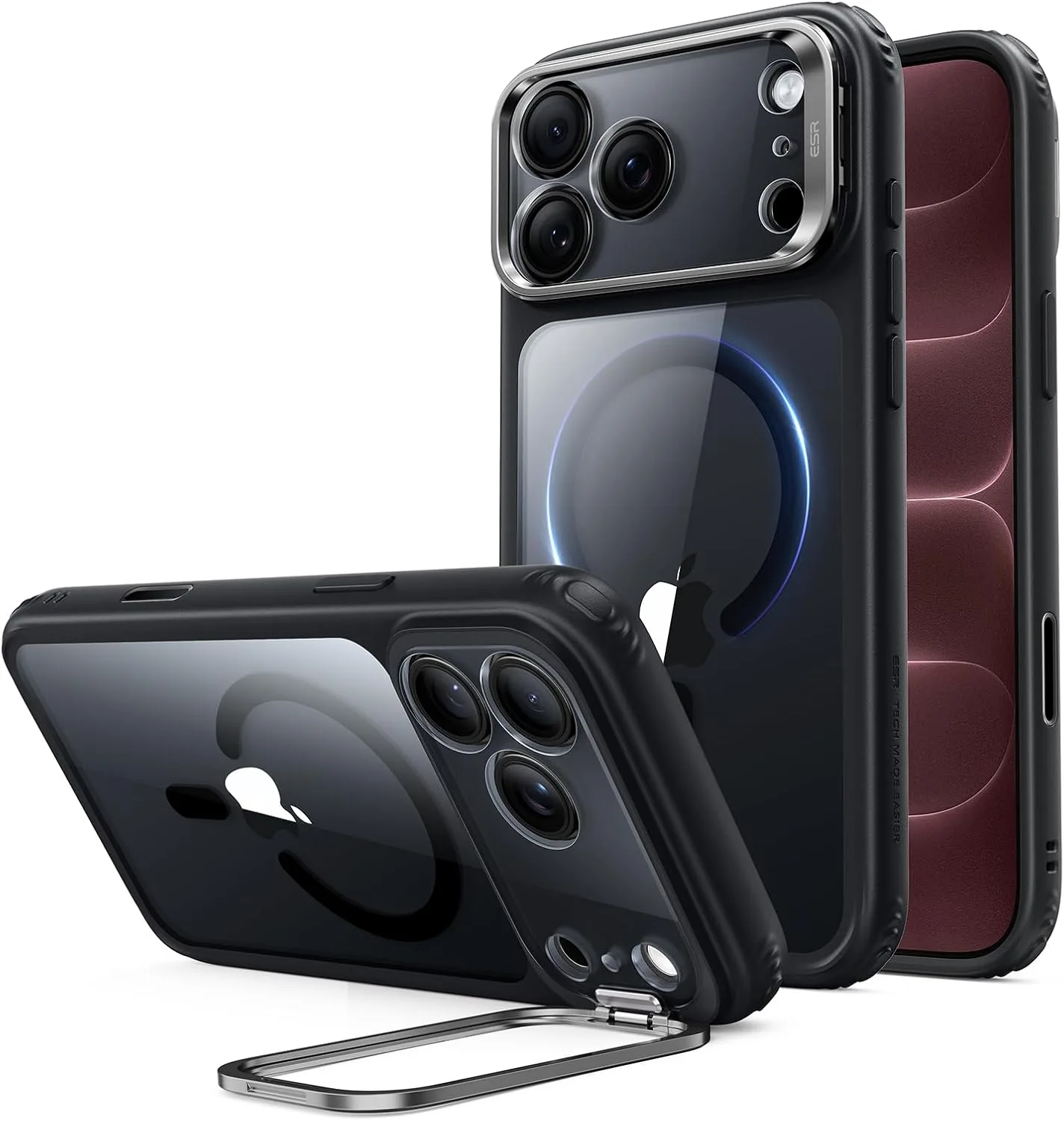 ESR Classic Hybrid for iPhone 18 Pro Max/17 Pro Max Case with Flex Stand