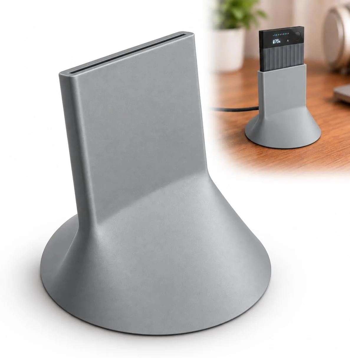 Charging Stand for PLAUD Note and Note Pro, Voice Recorder Dock, Holder (Black)
