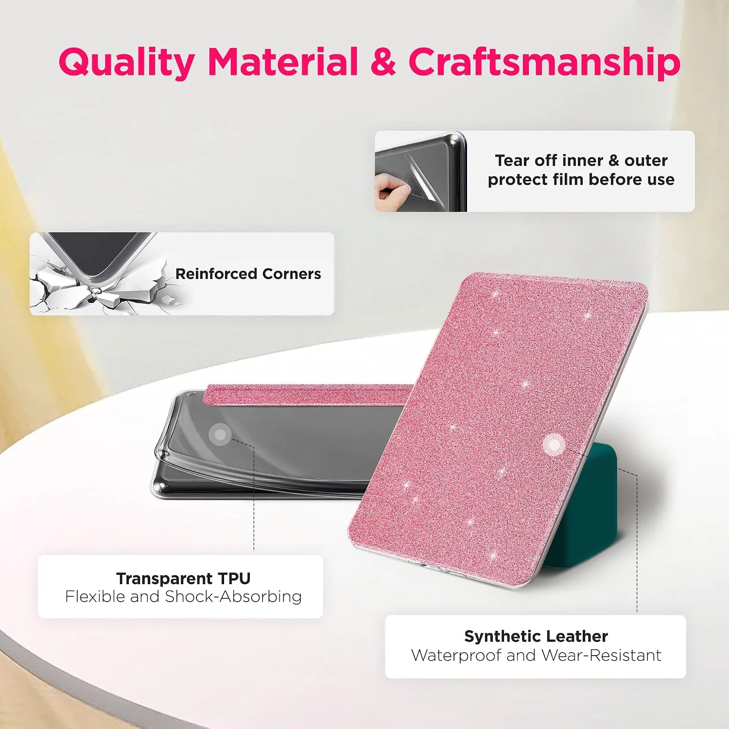 SESENSE Magnetic Case for 7'' Kindle Paperwhite 12th Gen 2024 & Colorsoft