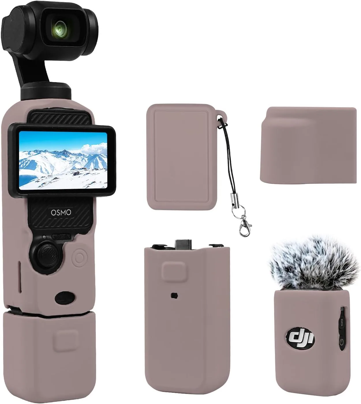 Case for DJI Osmo Pocket 3/Xtra Muse Camera(Tiffany Pink)