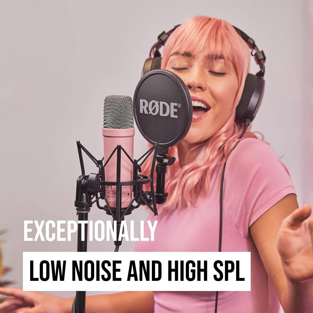RØDE NT1 Signature Series Studio Condenser Microphone, Pink