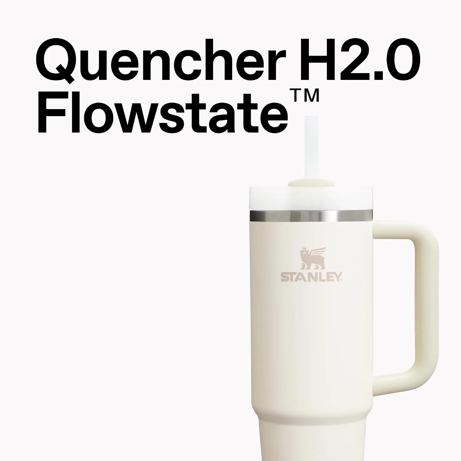 STANLEY Quencher H2.0 Flow State Tumbler, 14 oz, Black 2.0