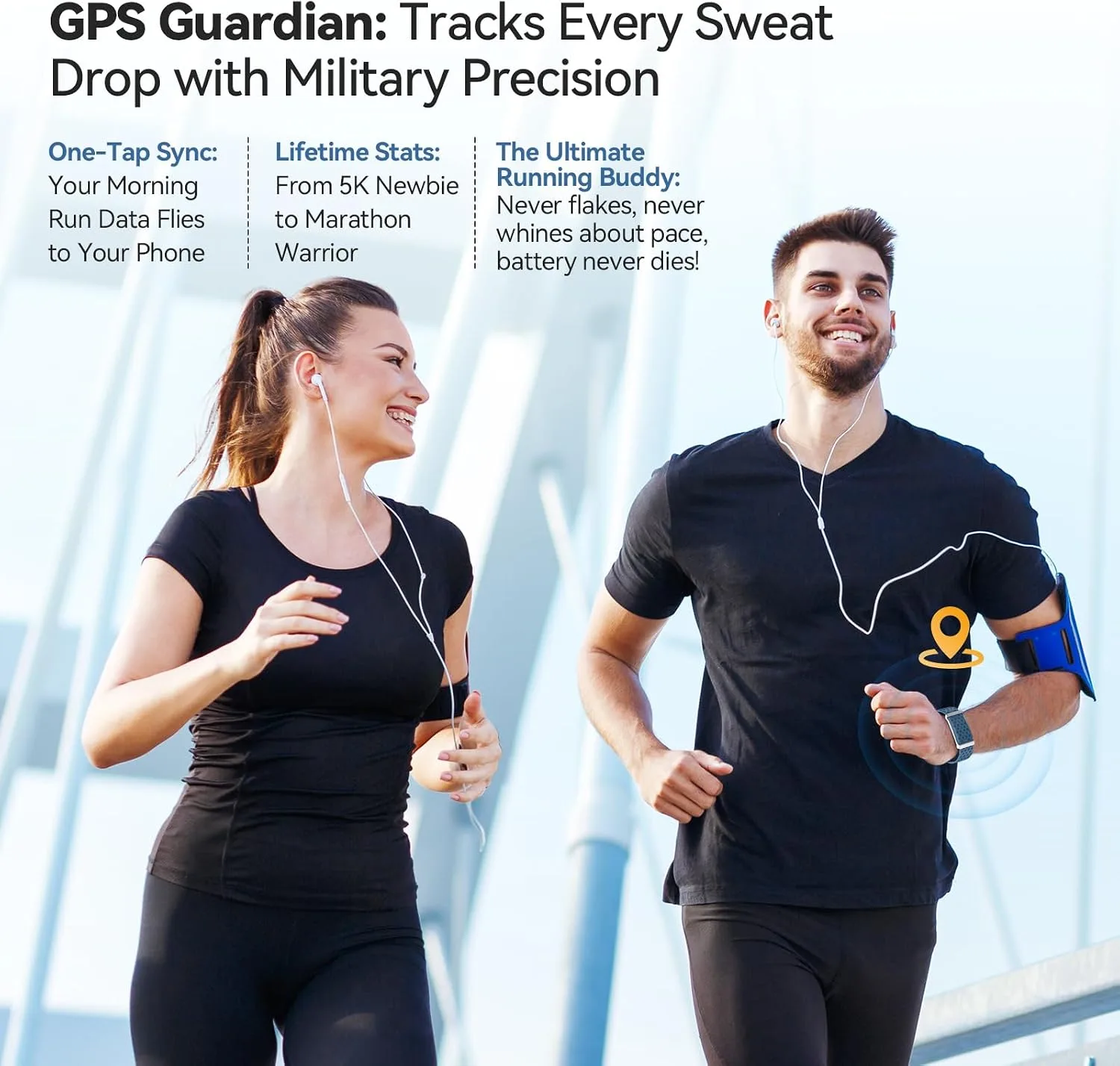 EnergyPort Fitness Tracker,Wearable Health Smart Bracelet Band with Blood Oxygen 170+ Sport Mode 60-Day Battery,Lifetime Membership,Activity Tracking Heart Rate Sleep Monitor for Android iOS,2 Bands