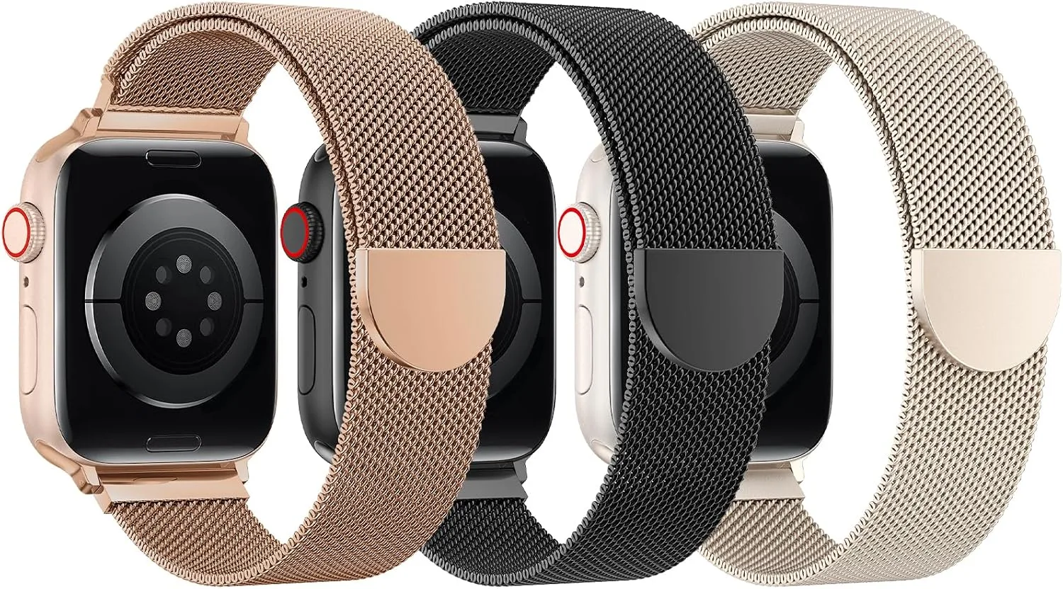 Correas para Apple Watch Belongme Mesh Loop 3 unidades
