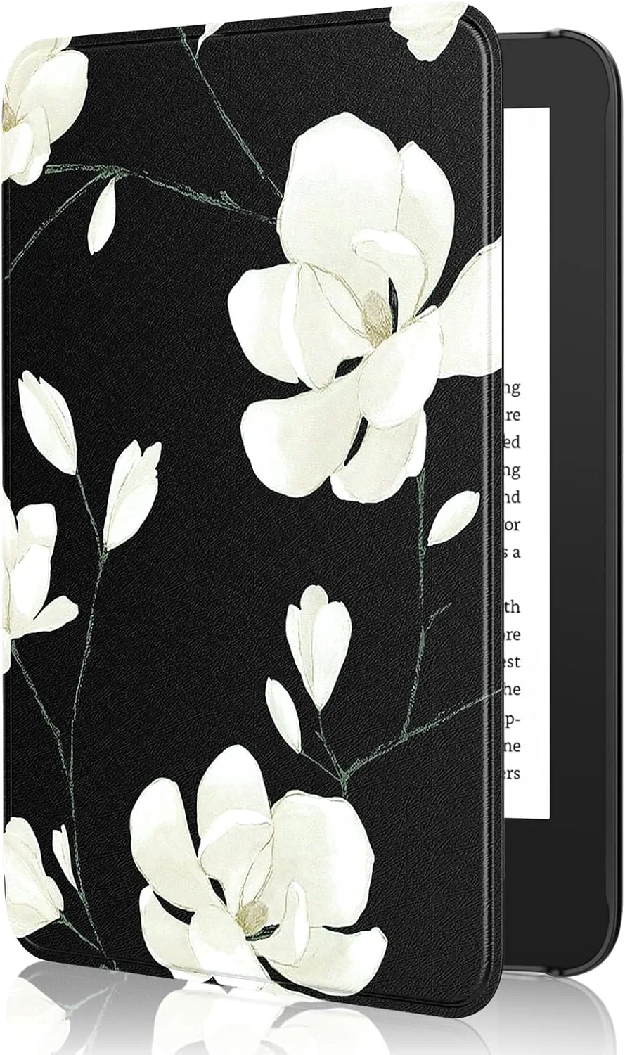 MoKo Case for 6" Amazon Kindle Basic 11th Gen 2024/2022, Magnolia