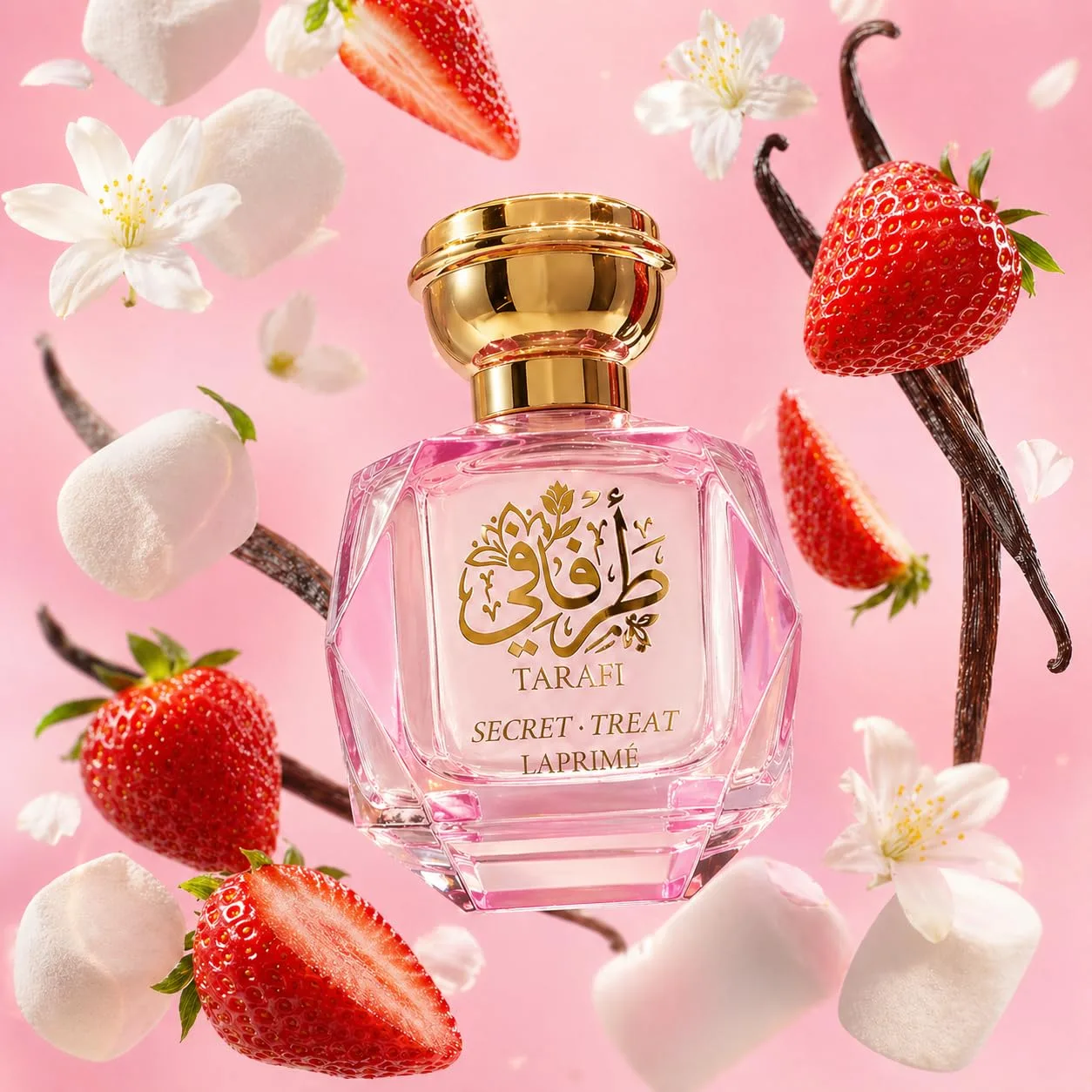 Tarafi SECRET TREAT Perfume | Inspired by KA.YALI Yum Boujee Marshmallow 81 | Vanilla, Gourmet, Creamy, Viral Perfume | Eau de Parfum 100ml (3.4 oz) | Long Lasting Fragrance for Women Gifts